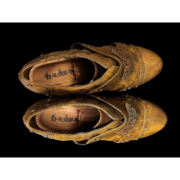 Hades Women’s Steampunk Oxford Shoes Size 11 - Picture 8 of 11